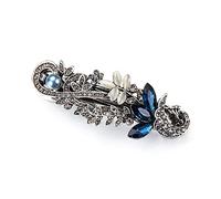 Clip per acconciatura di cristallo di moda Fermagli per acconciature primavera vintage Foglia Fiori Barrettes Copricapo da donna elegante, F4810