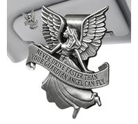 Clip per aletta parasole auto, decorazione 3D per interni, clip di sicurezza per la visiera di viaggio, per guidatori, uomini, donne, per spostamenti quotidiani, guida urbana, camion, berline, camper