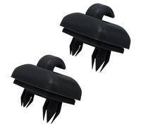 Clip per aletta parasole per auto, supporto universale per aletta parasole, in plastica, set di clip per aletta parasole compatibile con Audi A1 A3 A4 A5 Q3 Q5 (8E0 857 562) A7 B6 B7 B8 S4 S5 (nero)