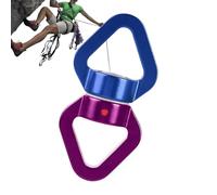 Clip per arrampicata su montagna, moschettone resistente da 30 kN, anello per dispositivi con corda girevole per salvataggio, escursionismo, cintura, barca, paracord, zaino, altalena, palestra, borsa