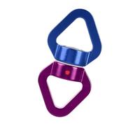Clip per arrampicata su roccia, moschettone resistente da 30 kN, con chiusura girevole, attrezzatura per borse, zaini, barche, corda paracord, altalena, campeggio, palestra, borsa da esterno
