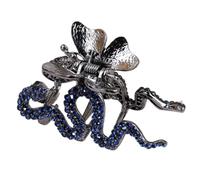 Clip per artigli di serpente, clip per artigli per capelli con strass, Barrette per capelli con artiglio per capelli con strass, Fermagli per capelli con strass e serpenti Accessori per morsetti per c