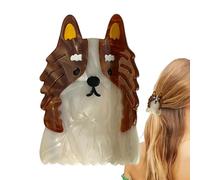 Clip per artigli per cani - Clip in acetato per cuccioli, nuova graziosa clip a forma di squalo Border-Collie, piccole clip per capelli lunghi | Fermaglio per capelli con design a cartone animato