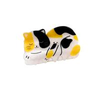 Clip per artigli per capelli con design acrilico per gatti che dormono, accessorio per capelli cartone animato per lo styling quotidiano, clip singola per artigli per gatti Accessorio per cartoni