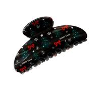 Clip per artiglio natalizio con denti interni, accessorio per capelli natalizio per aggiornamenti rapidi, look festivi e tenuta quotidiana Accessorio per capelli stagionale Clip per artiglio festivo