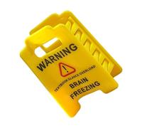 Clip per artiglio per capelli con segnale di avvertimento - Accessorio per capelli di tendenza | Acrilico resistente impugnatura a Design di tenuta sicura, morsetto per alla mo