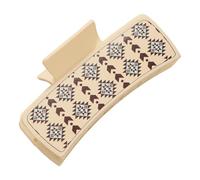 Clip per artiglio per capelli in pelle PU, clip per la cattura dei capelli, elegante clip per la cattura dei capelli per le ragazze, spilla per capelli a coda di cavallo antiscivolo chic per feste,