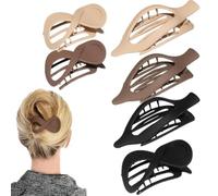 Clip per artiglio piatto per le donne clip per capelli piatti | Clip per banane orizzontali Non Slider Incisioni,Accessori per teste antichi, copricapo per familiari, amici, colleghi