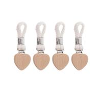 Clip per asciugamani da bagno, 4 pezzi, senza foratura, a forma di cuore, con un passante, organizer per vestiti, borse, cappelli, casa, bagno, viaggi, campeggio e camera da letto e cucina