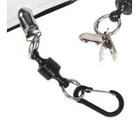 Clip per asciugamano da golf Metallico robusto portatile con magnete forte | Clip gancio supporto copricanna da golf Per campo esterno terreno torneo campo pratica campeggio viaggio Nero