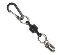 Clip per asciugamano da golf Metallico robusto portatile con magnete forte | Clip gancio supporto copricanna da golf Per campo esterno terreno torneo campo pratica campeggio viaggio Nero