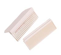 Clip per attacco pettine in ferro, attacco pettine per piastra per capelli,Pettine per lisciare i capelli da barbiere | Strumento pigro per lisciare i capelli dal design diviso per viaggi, salone di