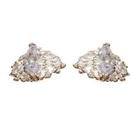 Clip Per Auricolari Con Cristalli - Accessorio Clip Per Cuffie A Fiocco | Accessori Decorativi Senza Auricolari Per Donne E Ragazze