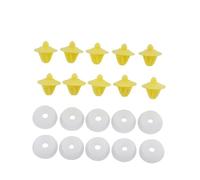 Clip per Auto, 10 Pezzi, Clip per Finiture Interne dei Pannelli delle Portiere 7703077250, per Clio I, per Clio II, per Kangoo, per Laguna, per 2, per Modus, Clip di Fissaggio per Auto