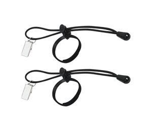 Clip per backdrop - 2 pezzi con corde elastiche | 20 cm in lega di zinco elastico Tablecloth Fixing Tool | Wide Leg Pants Tightener F́Or Beach Commuting Incontri Home Travel Trouser