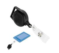 Clip per badge da lavoro retrattile, Clip porta badge per carte d'identità, Porta con nome elastico, forniture portatili per lavoratori, studenti, personale di sicurezza, insegnanti