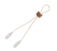 Clip per bavaglino per bambini, regolabile, in silicone