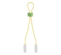 Clip per bavaglino per bambini, regolabile, in silicone, flessibile per il