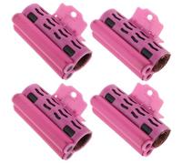 Clip per Bigodini Caldi 4 Pezzi, Rosa, Grande e Piccola