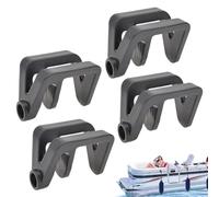 Clip per Boa della Barca - Clip per paraurti 4X per pontone | Accessori marini robusti con connessione Rapida | Crampi ferroviari per Barche a Vela Yachts Kayak, rifornimenti di Navigazione fluviale