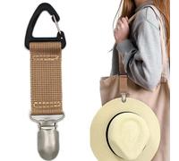 Clip per borsa e cappello da viaggio da appendere a borsa, borsa a mano, zaino, valigia per viaggiare all'aperto, accessori compagni di viaggio per cappello da spiaggia, elementi essenziali per il via