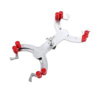 Clip per Buretta per Laboratorio in Alluminio Argento e Aula | Fissa Burette senza Coprire le Tacche, Uso Semplice e Pratico, Adatta a Laboratorio Scientifico