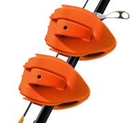 Clip per canna da , 2 pezzi, compatti e antiscivolo, clip per canna da , set di supporti per canna da durevoli, per principianti, uomini, donne, famiglia, attività all'aperto, spiaggia