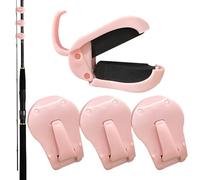 Clip per canna da , 4 pezzi, organizer portatile elastico, supporto per canna da a mosca, per banche, molo, piscina, ghiaccio, acqua salata, surf, viaggi