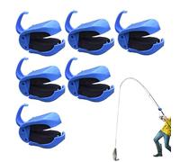 Clip per canna da , antiscivolo, portatile, riutilizzabile, accessorio per canna da , per feste di compleanno, fiume, lago, jigging, a traina, casting, torrente d'acqua