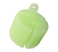 Clip per canna da pesca in gomma morbida progettata per prevenire le collisioni su piccole canne con esche entro 60 g di gamma (colore luminoso)
