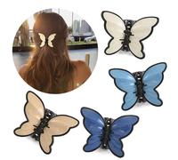 Clip per capelli a farfalla da 4 pacchetti per donne clip artigli a farfalla multicolore clip per capelli non tlipsulli bellissimi clip gancella farf