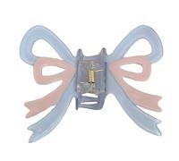 Clip per capelli a forma di fiocco per donne ragazze trecce laterali molletta per capelli delicata clip per capelli femminile cura della pelle fare tornante foto