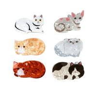 Clip per capelli a forma di gattino, grande, alla moda, adorabile, ornamento per la cattura delle principesse, strumento per lo styling ornamenti, coda di cavallo