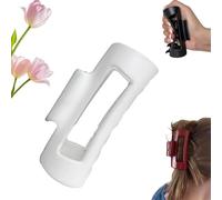 Clip per capelli a forma di nuvola, morbida e flessibile e accogliente, clip per capelli non spezzabile da donna, forte tenuta, antiscivolo, opaca, molletta grande, antiscivolo, per capelli spessi o