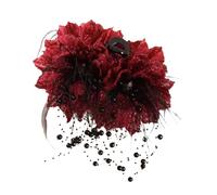 Clip per Capelli a Graffa per Donne Barrette Floreali con Tasselli e