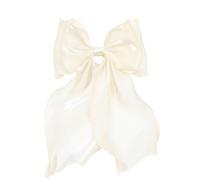Clip per capelli a prua - Barrette a nastro di raso, accessori per capelli eleganti | Clip classico di grandi dimensioni di un clip di alligatore sicuro, femminile a fascia francese per matrici per ma