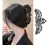 Clip per capelli a ragno nero fermagli per capelli di Halloween Clip per capelli in metallo antiscivolo Fermagli per capelli gotici Clip per capelli Accessori per lo styling alla moda Forcina per