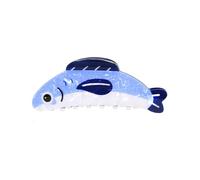 Clip per capelli-Accessorio sardina da 2 pacchetti per la scuola per le vacanze, design ispirato all'oceano con forte sospensione e vestibilità leggera, ornamento da donna per ragazze, spiaggia