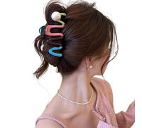 Clip per Capelli Acrilici Per Le Donne Pratiche Forcine Per Acconciature Voluminose Più Sicuro Durante Lo Sport E L'Evento Sociale