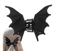 Clip Per Capelli Ala Di - Halloween Goth Bat Hair Clips | 1 forcine Per Capelli Neri A Forma Di | Per Adulti Sicuri, Festival Degli Ev