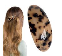 Clip per capelli alla francese - Vintage Elegante Adatto a Tutte le Età | Barretta Capelli in Acetato Francese - per scuola, appuntamenti, viaggi, costume, fidanzate, ragazze, adolescenti, signore, so