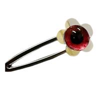Clip per capelli anni '2000 per Girl Fashion Devil Eye Hair Clip Nonslip Flower Barrettes per donne festival musicali forcine
