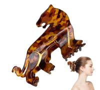 Clip per capelli artiglio,Fermagli per capelli donna,Artiglio medio per capelli a forma di leopardo | Fermaglio per capelli antiscivolo, decorazione dei capelli, forcina alla moda per capelli spessi,