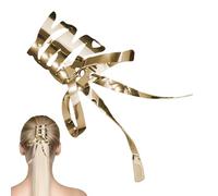 Clip per capelli bowknot in metallo, clip per capelli vintage a barretta - Clip per capelli retrò in metallo Design comodo - Fashioni di coda di cavallo da donna per il compleanno di Capodanno di Nata