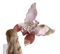 Clip per capelli carini - Butterfly Women's Fixed Long Hair Claw Clip, Butterfly Claw Clip, Butterfly Design Hair Styling Tool For Night Out, Daily Use, And Dating