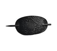 Clip Per Capelli - Clip Per Capelli Elegante Con Asta | Halter A Pference | Cllip Per Cappelli Ovali Realizzati In Pelle Sintetica Adatta Per La Vita Di Tutti I Giorni, Stile Di Acconciature E Belli