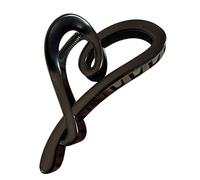 Clip per capelli con artiglio cardiaco-artiglio, elegante d'amore con forte tenuta | Clip carina a di cuore, accessori per capelli alla moda, clip per capelli non slip e opaco per la parte