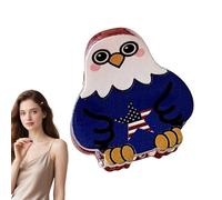 Clip Per Capelli Con Bandiera Americana Fermagli Patriottici Bianchi Blu