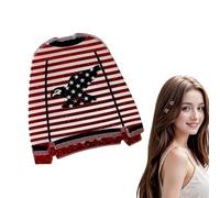 Clip Per Capelli Con Bandiera Americana Fermaglio Patriottico Antiscivolo | Mini Clip A Molla Per Il 4 Luglio per Donna Amica Matrimonio Spiaggia Vacanza Quotidiano