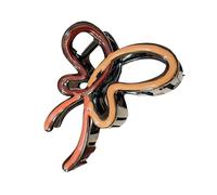 Clip per capelli con fiocco a contrasto di colore comodo per indossare acconciature clip per vari capelli da donna